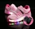 Top quality 1 wheel led kids roller skate shoes with button battery size 28-40