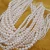 Import Top quality 8mm 9mm real natural loose pearl strand string round white flawless pearl strand freshwater pearl chain from China