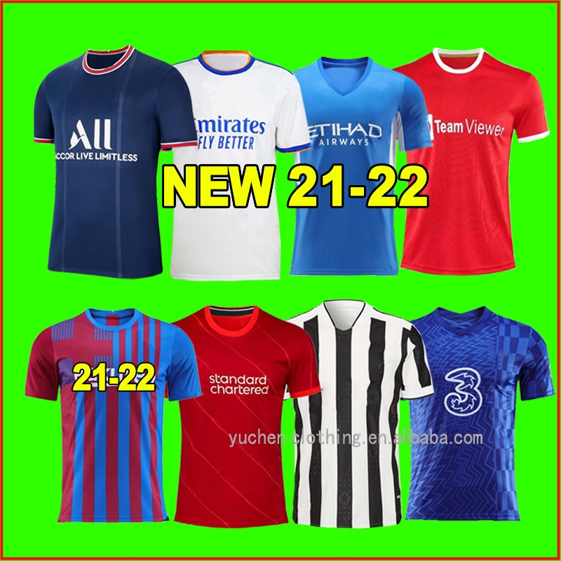 Desfiladero Descompostura Oscurecer Buy Top Thailand Quality 21 22 Soccer Jersey 2021 2022 Football Shirt Men +  Kids Kit Uniforms from Guangxi Yuchen Clothing Co., Ltd, China |  Tradewheel.com