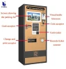 Touch screen automated cash bill  payment terminal kiosk for car park