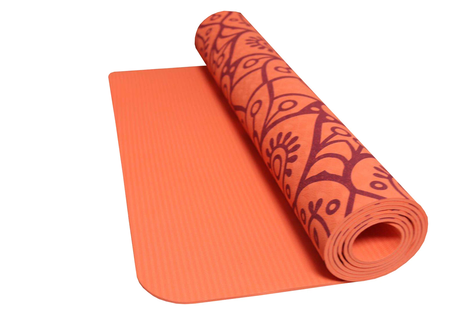 TPE broadened monochrome yoga mat non-slip mat for fitness exercise