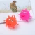 Import TPR Flash Luminous Fur Ball Large Short Hair Haha Smiling Face Fur Ball Soft Rubber Childrens Vent Ball from China