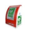 Trade Assurance WAP New Invention stainless steel outdoor use aed cabinet with alarm system