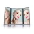 Import Traveling hollywood mirror folding portable make up mirror with light from China