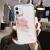 Import Trendy fashion brand Solid Color real Flowers Shockproof Anti-drop Transparent Soft epoxy  Mobile Phone case for iphone 12/11pro from China