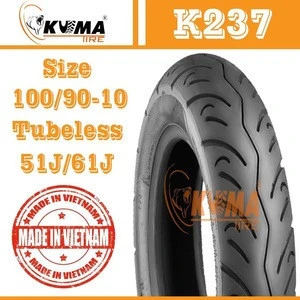 TUBELESS TIRE - MOTORCYCLE TIRE 100/90-10 6PR BEST QUALITY - SPARE PARTS MOTORCYCLE