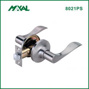 Tubular lever security safe set zinc alloy passage funtion handle lock guangdong-hyh hardware wooden door handle lock