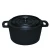 Two big ears black purple kitchenware casserole Disa vegetable oil frying pan/dutch oven cooking pot cast iron cookware set