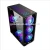 Import Two tempered glass gaming pc cabinet ATX full tower gamer computer case with RGB fan from China