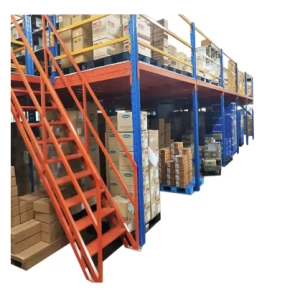 Two Tier Warehouse Heavy Loading Storage Mezzanine Rack