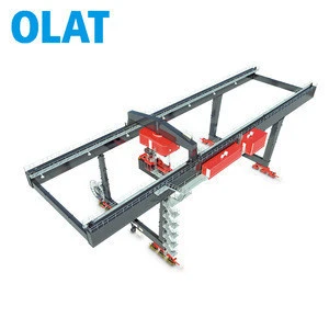 U type double girder mobile gantry crane with design drawing supply