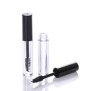 Unique custom USA clear empty mascara tubes with brushes