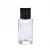 Import Unique Design Luxury Round Botellas Perfume Clear Screw 50ml 100ml Spray Atomizer Perfume Bottles from China