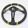 Universal Carbon Deep Dish Drifting Car Steering Wheel 350mm