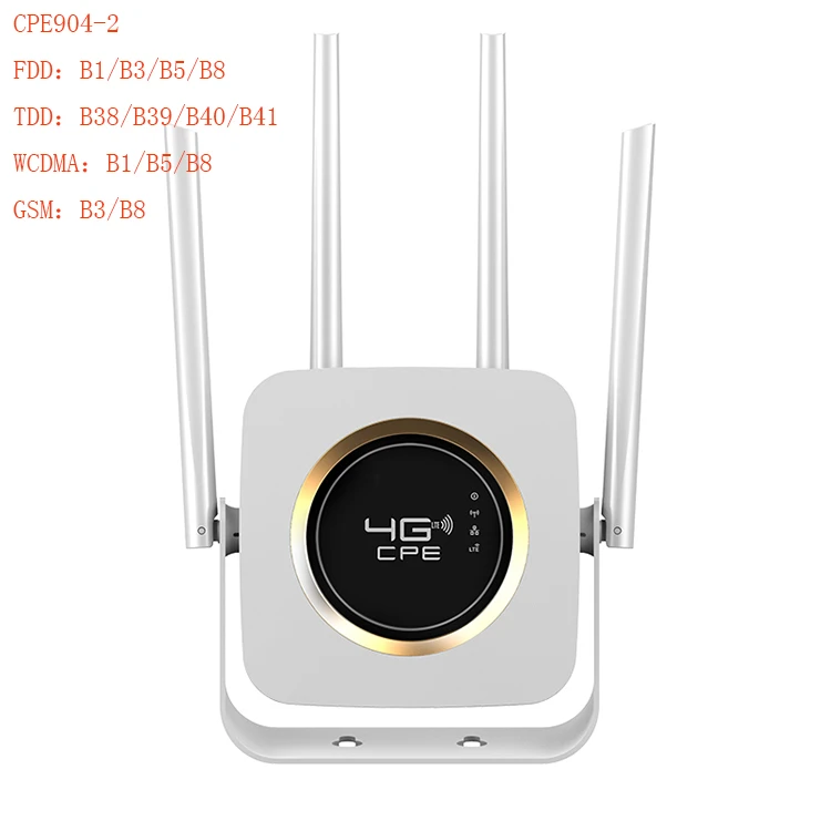 Unlocked 300Mbps Wifi 4G Wireless RouterS CPE Router Mobile Wifi Hotspotfor Standard SIM cards Supports Wired Mode Wireless Mode