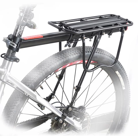 UPANBIKE 130lbs Quick Release Bicycle Rear Luggage Cargo Carrier With Adjustable Aluminum Bike Rear Seat Rack