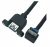 USB 3.0 A Female Panel Mount to USB A Male 90 Degree Angle Plug Extension Cable