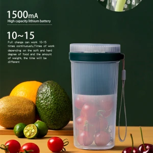 USB recharge portable electric mini fruit juicer blender for machine cup