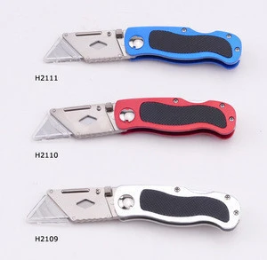 Utility Knife , Paper cutting knife with Aluminum handle