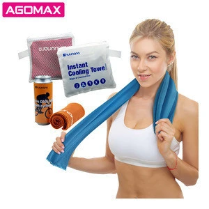 UV protection traveling gym sport ice cool towel Instant cooling towel