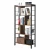 Import VASAGLE shelf organizer rack Industrial Floor Standing Bookshelf Staircase Shelf book shelf with ladder from China