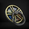 Vehicle Wheel Shape Creative Mobile Phone Holder and Spinner Rings 2 in 1