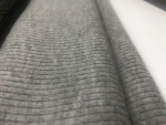 Viscose polyester spandex stretchable fabric 2*2 rib sweater knit fabric