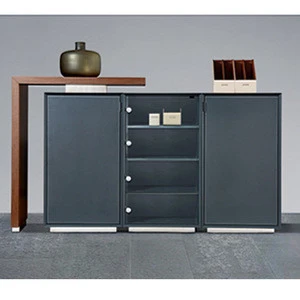 W-39-C1 furniture filing cabinet with drawer wood file cabinets storage cabinet office equipment with  tempered glass door