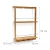 Import Wall Mounted Bamboo Wooden Bathroom Shelf from China