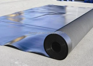 Waterproofing membrane geomembrane LDPE black builders plastic recycling films in roll
