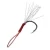 Import WEIHE Fishing Jig Head Fishing Hook Barbed Double PairHooks Thread Feather Pesca High Carbon Steel Fishing Lure Slow Jigging from China