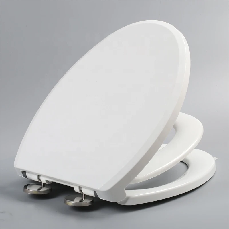 White Plastic Quick Release Slow Close Mother Children Toddler Adult Toilet Seat Cover
