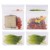 Import Wholesale 12pcs silicone fresh reusable versatile preservation container fruit vegetables leakproof zip food storage bags from China