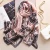 Import Wholesale 2020 latest cheap satin scarf fashion new design golden vines flower print long silk scarf women from China
