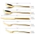 Import Wholesale 20Pcs Royal Dinnerware Set,gold stainless steel Tableware cutlery sets for wedding event from China