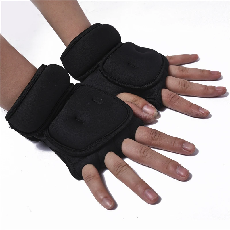 Wholesale Adjustable Gym Exercise Fitness 1kg Weighted Gloves
