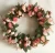 Import Wholesale Artificial silk tea rose Flower Wreath  Spring Wreath for Front Door decoration from China