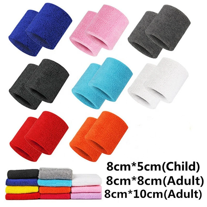 Wholesale Breathable Hand Support Protector Wrist Band Wraps Sweat Towels Knitted Sport Towel Wrist Support for Children Adult