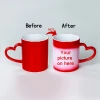 Wholesale Ceramic Custom Creative Heat Sensitive Color Changing Magic Coffee Mug With Logo
