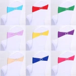 Wholesale Cheap Strong Stretch Standard Size White Spandex Hotel Party Banquet Wedding Chair Cover