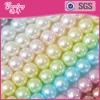 Wholesale colored pearls 3-24mm abs pearls for crafts beaded jewelry