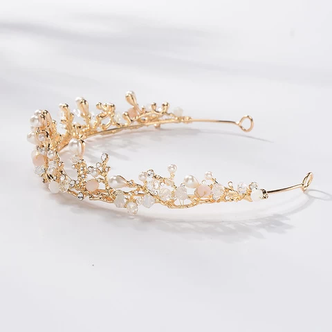 Wholesale Crystal Rhinestone Pageant Set Luxury Princess Wedding jewelry Crown Bridal Tiara