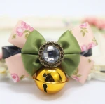 Wholesale Cute Pet Accessories Adjustable Neck Dog Collar With Bow Tie
