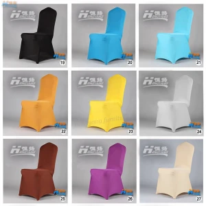wholesale durable cheap stretchable spandex wedding banquet chair cover