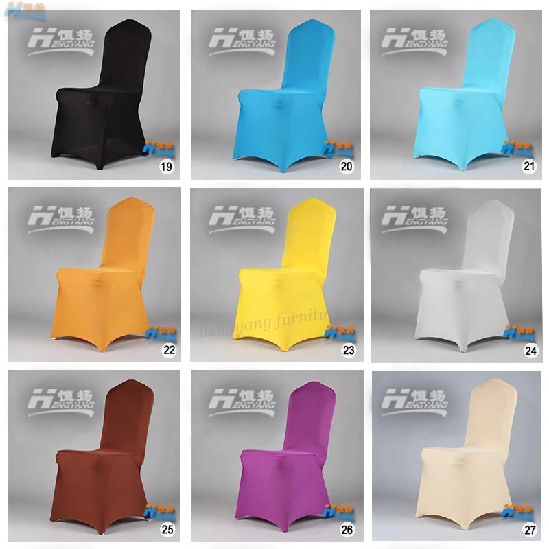 wholesale durable cheap stretchable spandex wedding banquet chair cover