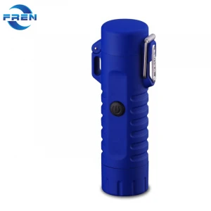 Wholesale Flashlight USB LIghter Rechargeable Outdoor Camping Survival Electric Arc Waterproof Lighter
