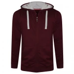 Wholesale Fleece Fashion Casual Custom Hoodie Pure Cotton Men Pure 100% Cotton Blank Hoodie