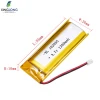 Wholesale high quality 102055 3.7v rechargeable LiPo battery for microphone with NTC