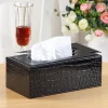 wholesale high quality leather tissue box hotel tissue box