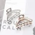 Import Wholesale High Quality Metal Hair Claw Clips Hair Catch For Women Half Bun Hair Pin Accessories For Girls Women from China